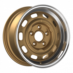 Cerchi in lega Fondmetal LMZ01 9.0x16 Matt Gold Machined Lip