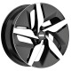 Cerchi in lega Fondmetal E-JOULE (FMI10) 7.5x19 Glossy Black Machined